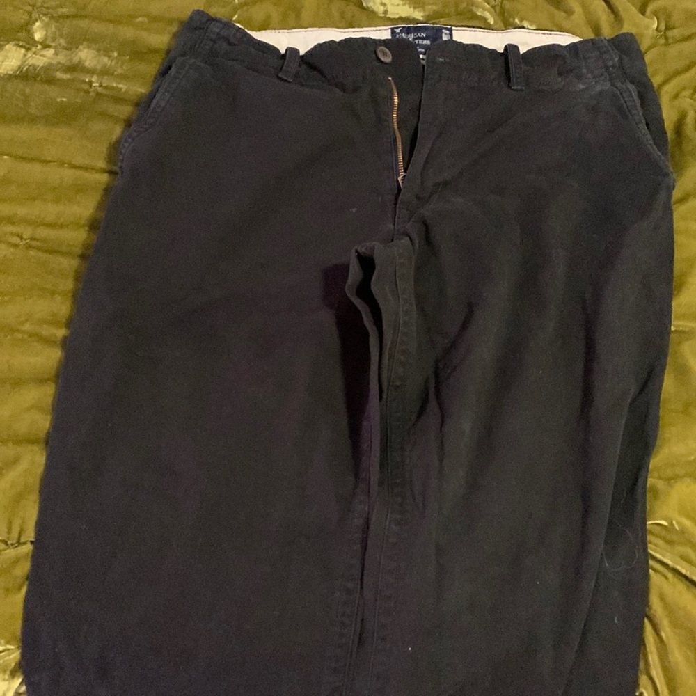 Men’s American Eagle black khaki.  38x34